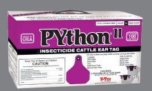 Y-Tex PYthon II Insecticide Cattle Ear Tags