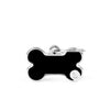 MyFamily Basic Handmade Small Black Bone ID Tag