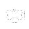 MyFamily Basic Handmade Small Black Bone ID Tag