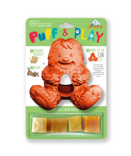 Yeti Dog Chews Yeti Puff and Play Dog Toy