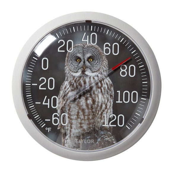 Taylor Nature Series Owl Thermometer