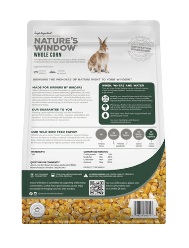 Nature’s Window Whole Corn Single Ingredient Wild Bird Food