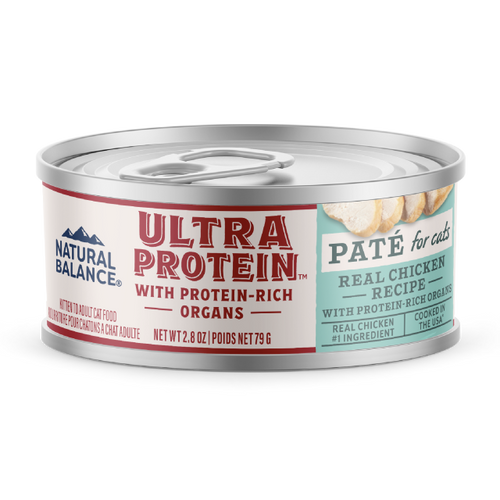 Natural Balance Ultra Protein Real Chicken with Protein-Rich Organs Recipe Cat Pate