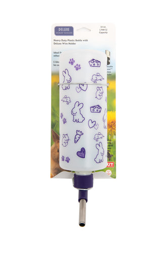 Lixit Rabbit Bottle With Deluxe Holder Set