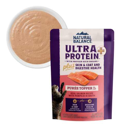 Natural Balance Skin & Coat and Digestive Health Real Salmon with Pumpkin Puree Topper Recipe