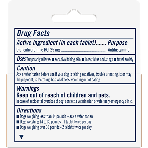 PetArmor® Antihistamine Tablets for Dogs