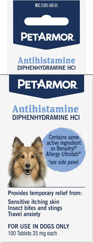 PetArmor® Antihistamine Tablets for Dogs