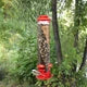 North States Nature's Yard Triple Twist Tube Feeder Red