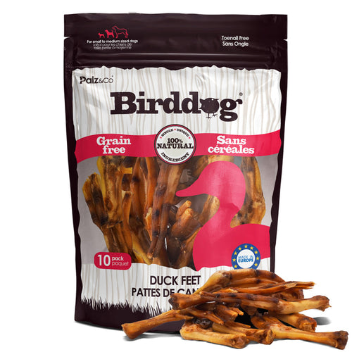 Palz & Co Birddog Duck Feet Chews (No Nails) Dog Treat