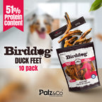 Palz & Co Birddog Duck Feet Chews (No Nails) Dog Treat