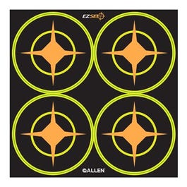 EZ See Aiming Dots, Adhesive, Black, 3-In., 12-Sheets