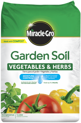 Miracle-Gro® Garden Soil for Vegetables and Herbs