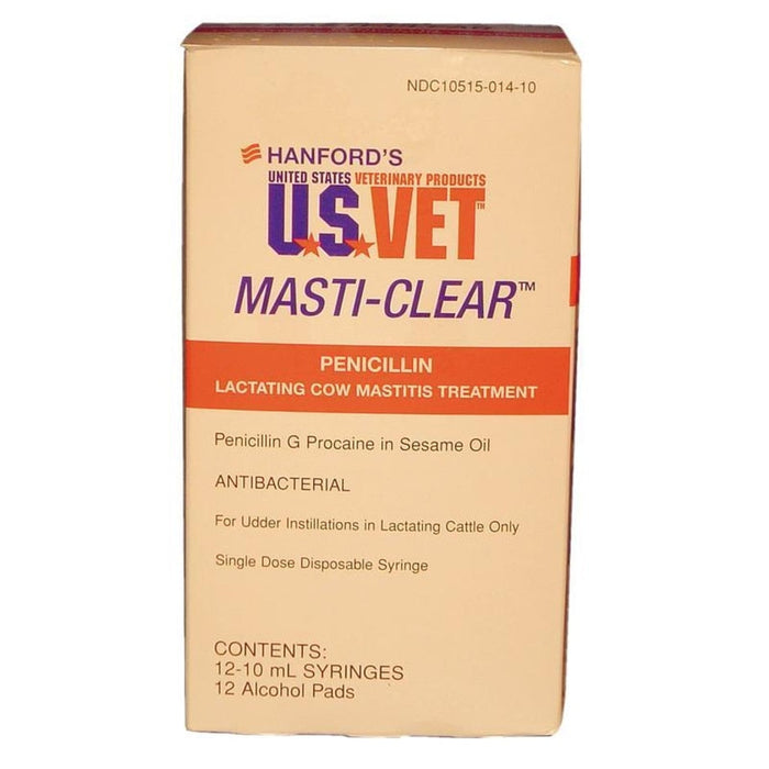MASTI-CLEAR COW MASTITIS TREATMENT WITH SYRINGE (10 ML-12 PK)