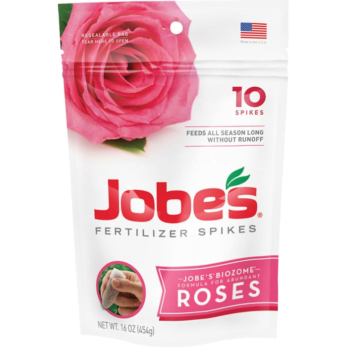 JOBE'S FERTILIZER SPIKES FOR ROSES (10 PACK)