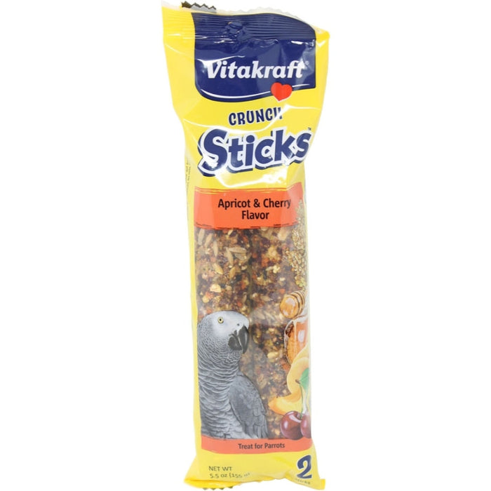 VITAKRAFT CRUNCH STICKS (5.5 OZ APRICOT/CHERRY)