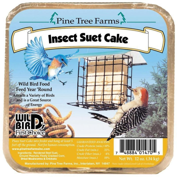 Pine Tree Farms Insect Suet Cake (12 oz)