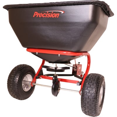 Precision Products TBS7019 Tow Broadcast Spreader, 200-Lb. Capacity, with Direct Rod Control