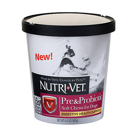 Nutri-Vet Pre and Probiotic Soft Chews (120 Count)