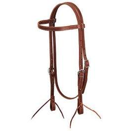 Horse Headstall, Brown Latigo Leather, 5/8-In.