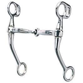 Horse Bit, Tom Thumb Snaffle, 5-In. Mouth & 6-1/2-In. Cheeks