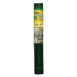Galvanized Metal Hardware Cloth Fence, Green PVC Coating, 24-In. x 5-Ft.