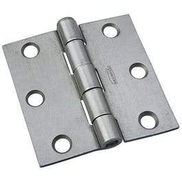 Plain Steel Removable-Pin Broad Hinge, 2.5-In.