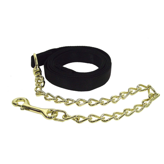 Hamilton Nylon Lead Rope with Chain & Snap, Single Color