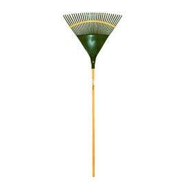 Leaf Rake, Action Poly Head, 24 x 48-In.