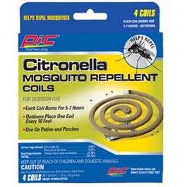 Citronella Coil Mosquito Repellent, 4-Pk.