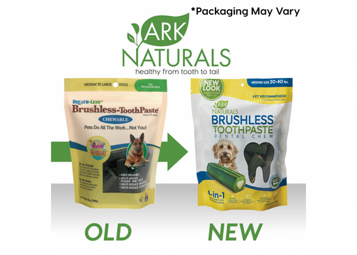 Ark Naturals BREATH-LESS Brushless-Toothpaste Medium Dog Treats
