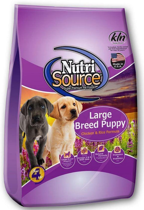 NutriSource® Large Breed Puppy Chicken and Rice Dry Dog Food