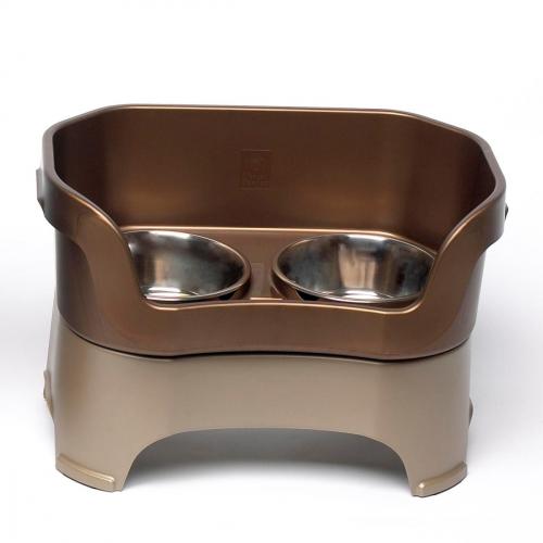 Neater Feeder Elevated Dog Bowls Bronze Large