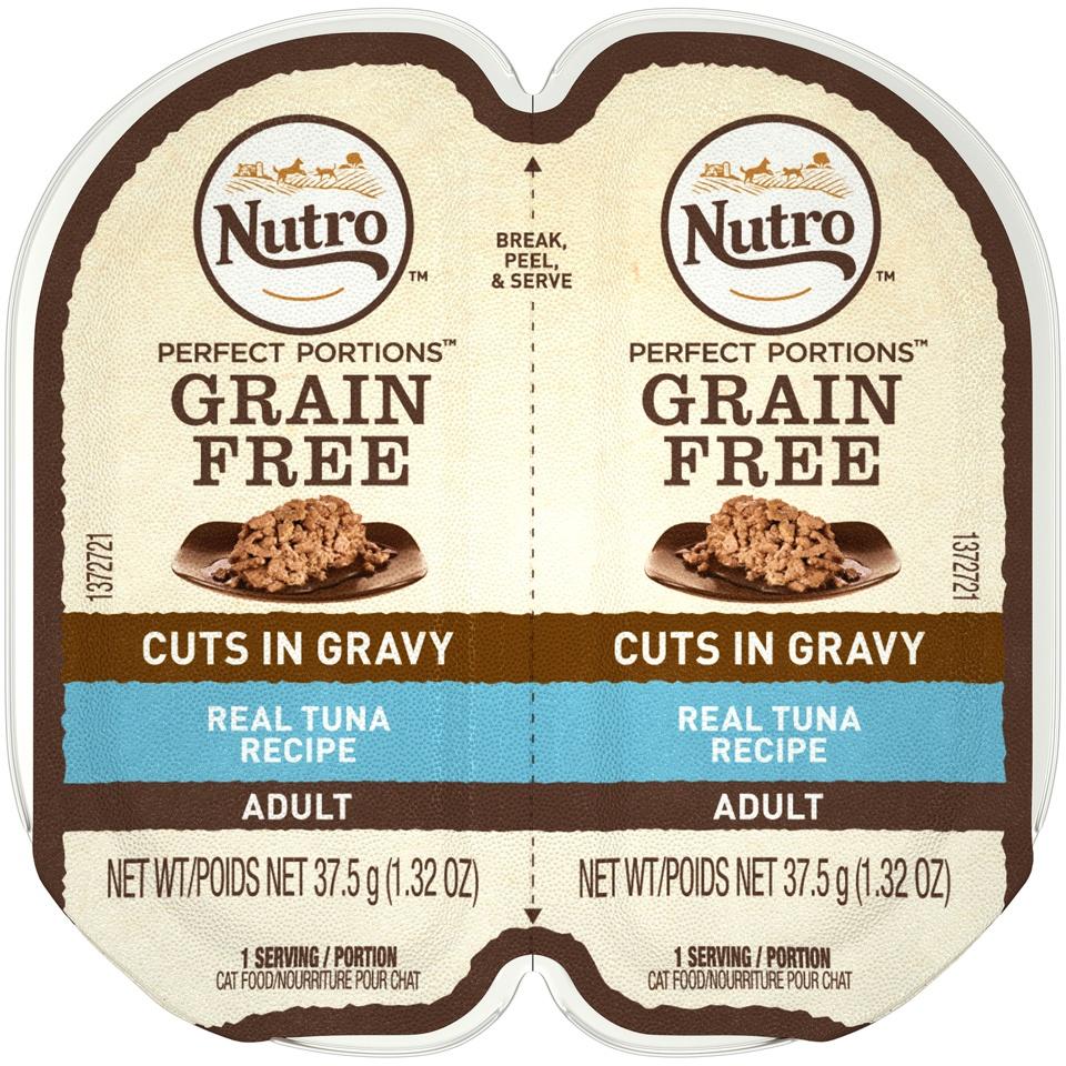 Nutro Perfect Portions Grain Free Cuts In Gravy Real Tuna Recipe