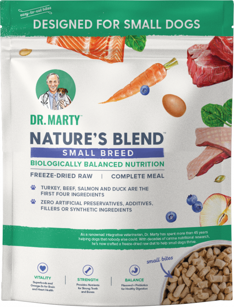 Dr. Marty Nature s Blend Small Breed Freeze Dried Raw Dog Food