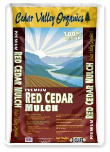 Cedar Valley Organics Premium Red Cedar Mulch