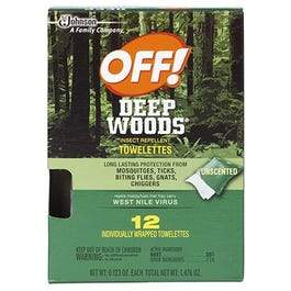 Deep Woods Towelettes, 12-Ct.