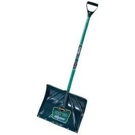 18-In. Poly Snow Shovel With Wood Handle