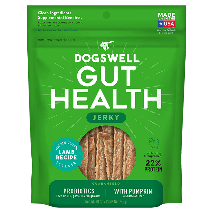 Dogswell Gut Health Jerky Treats Lamb