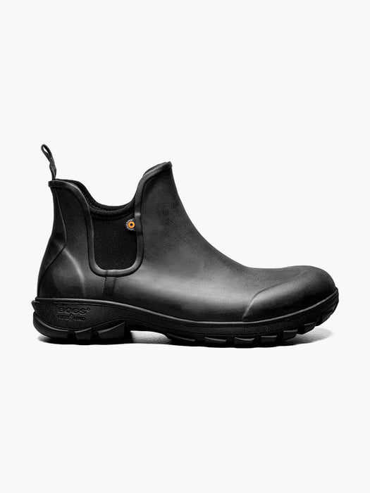 BOGS Men's Black Sauvie Slip On Waterproof Boots