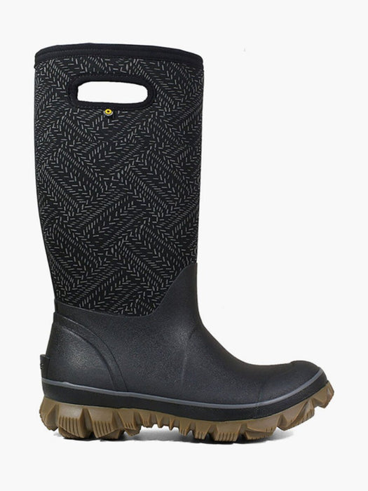 BOGS Women's Black Whiteout Fleck Winter Boots