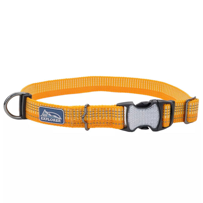 Coastal Pet Products K9 Explorer Brights Reflective Adjustable Dog Collar Desert 1" x 12”-18”