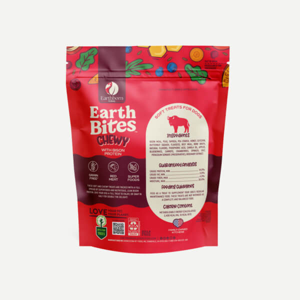 Earthborn Holistic EarthBites Chewy with Bison Protein Dog Treats (7 oz)