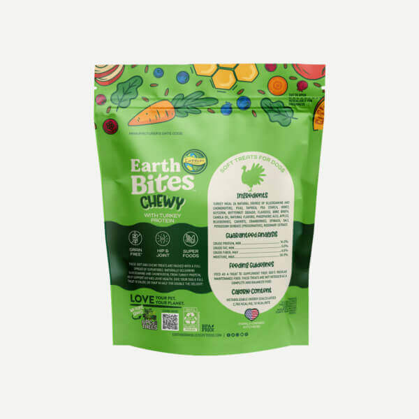 Earthborn Holistic EarthBites Chewy with Turkey Protein Dog Treats