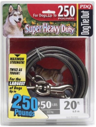 30 FT GRAY TIE-OUT CABLE