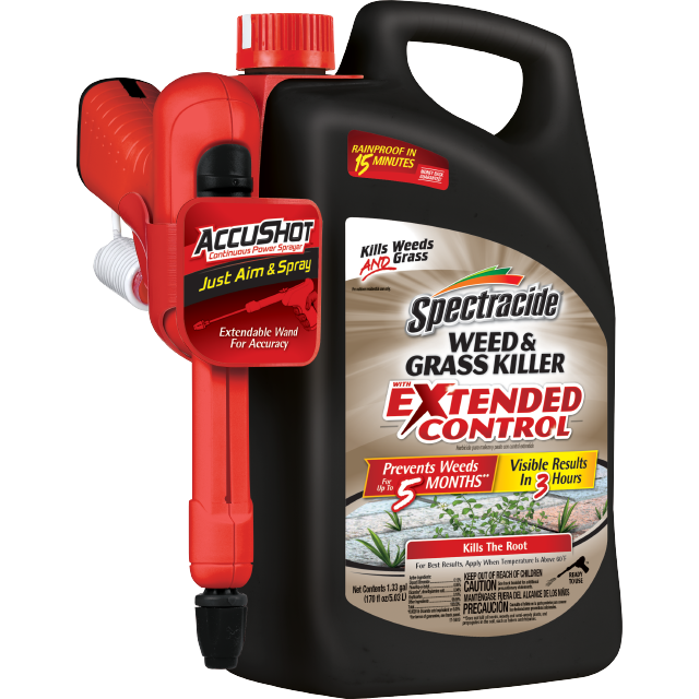 SPECTRACIDE® WEED & GRASS KILLER WITH EXTENDED CONTROL (ACCUSHOT® SPRAYER)