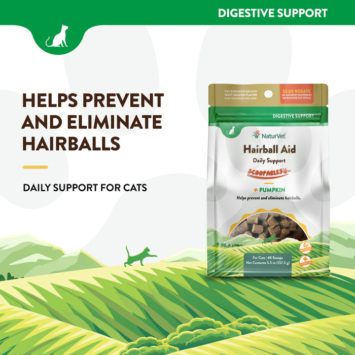 NaturVet Scoopables Hairball Aid Daily Support
