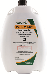 Aspen IVERMAX® (ivermectin) Pour-On (1 L)