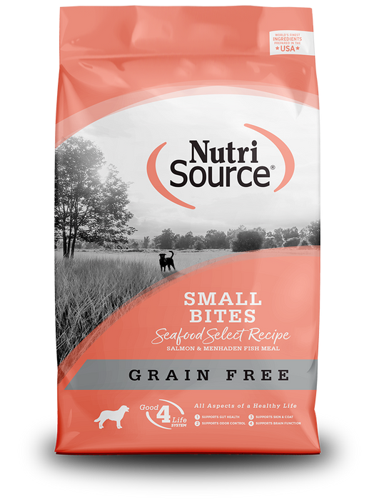 NutriSource® Small Bites Seafood Select Recipe Dog Food