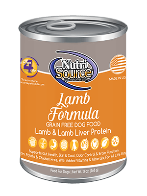 NutriSource® Lamb Grain Free Canned Dog Food (13oz)