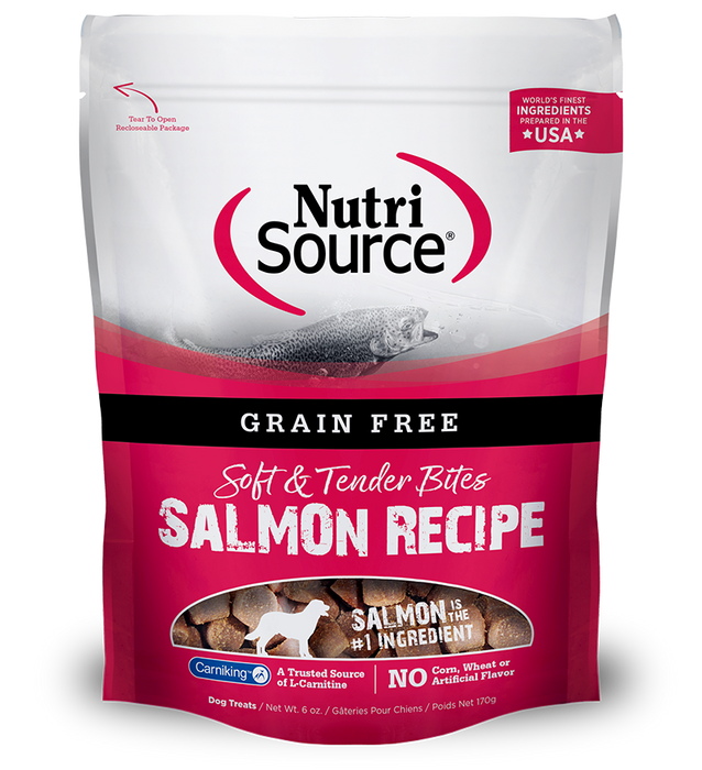 NutriSource® Salmon Bites Grain Free Dog Treats